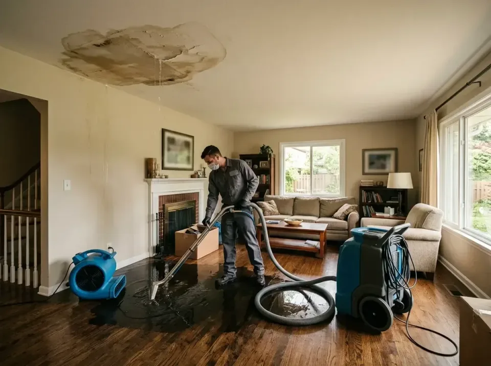 attic-pipe-burst-ceiling-drip-008 — frequently asked questions, Water Damage Restoration & Carpet Care in Oskaloosa, IA